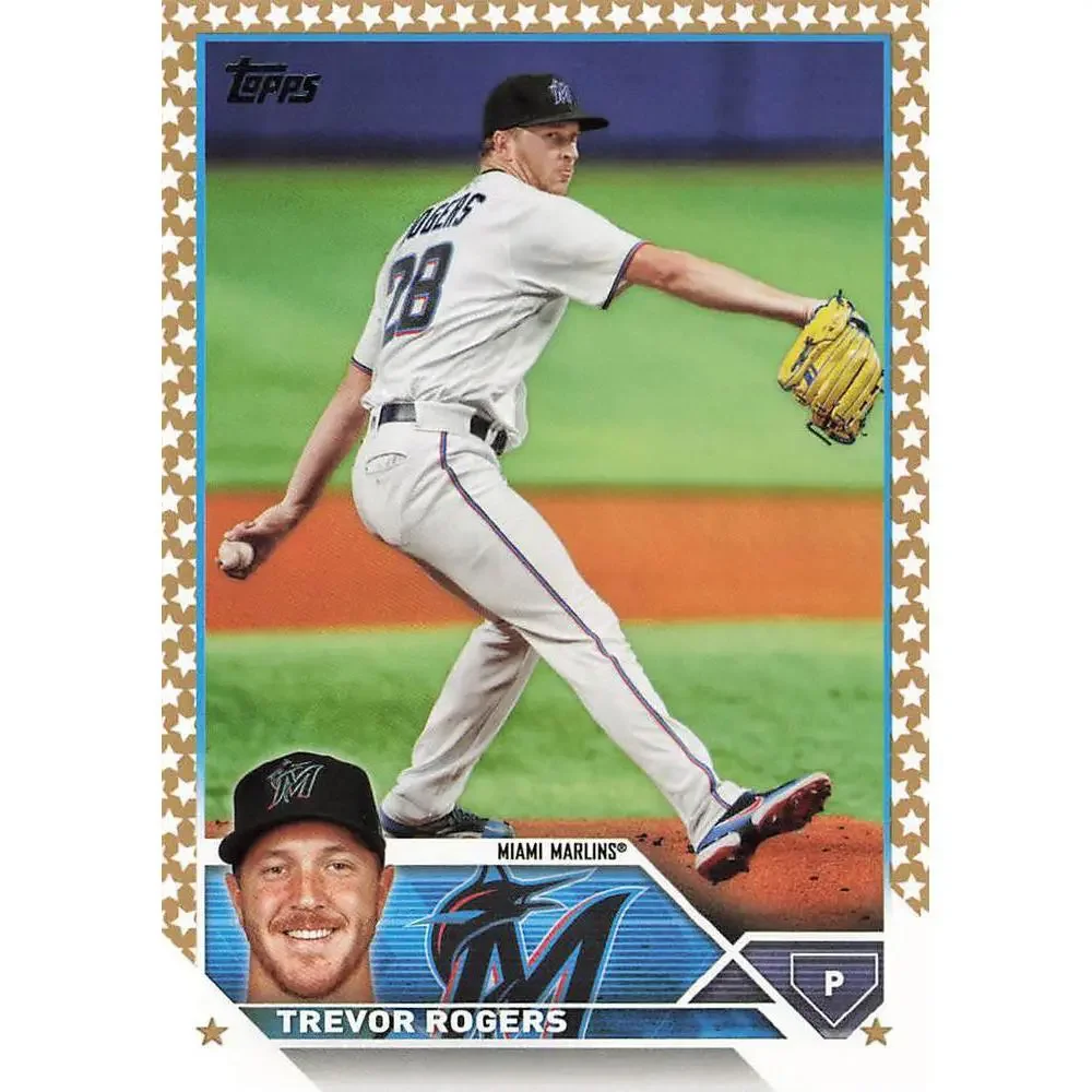2023 Topps Gold Star Trevor Rogers #29 Miami Marlins